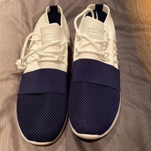 New. Navy and white mesh tennis shoe